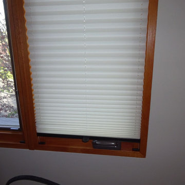 Customer Photos of Installed Pleated Blinds and Honeycomb Shades