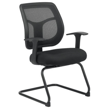 Black Swivel Mesh Office Chair