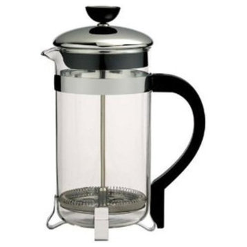 Primula Borosilicate Glass Classic Coffee Press, 8-Cup, Chrome