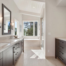 Mix of handle colors, faucets and lights