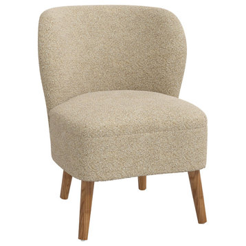 Upholstered Accent Chair, Dolly Toast