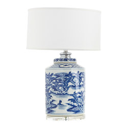 CHINESE SCENERY LAMP - Table Lamps