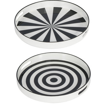 Quinn Tray, Black and White