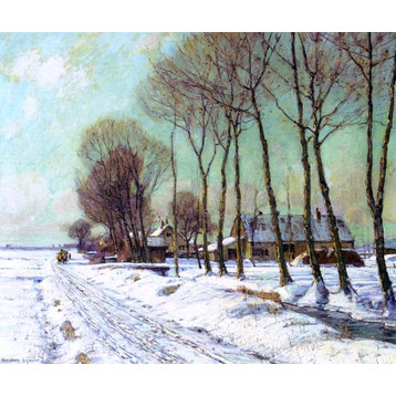 George Gardner Symons Snow Clad Fields in Morning Light Wall Decal
