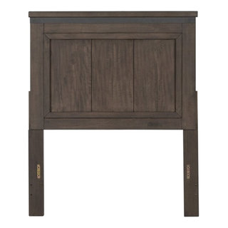 Thornwood Hills Dark Gray Twin Panel Headboard - Rustic - Headboards ...