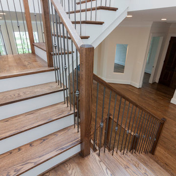 Project #44 | Contemporary Staircase with Skylit Stairwell