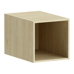 Caisson SPACEO Home 40 x 40 x 60 cm, effet ch&ecirc;ne naturel - Display And Wall Shelves 