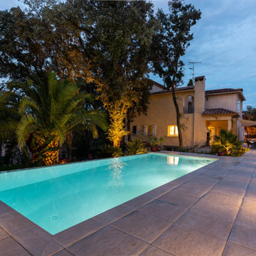 Maison D-Construction piscine et terrasse