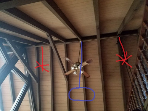 Installing 2 Fans And A Chandelier In, Can You Replace Ceiling Fan With Chandelier