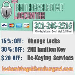 Locksmiths Gaithersburg MD