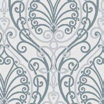 Modern Classics Intricate Pattern Runner in Ivory & Gray by Surya -$529.98
