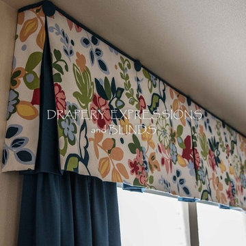 Box pleat valance and panels