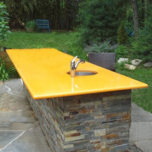 enameled glazed lava stone