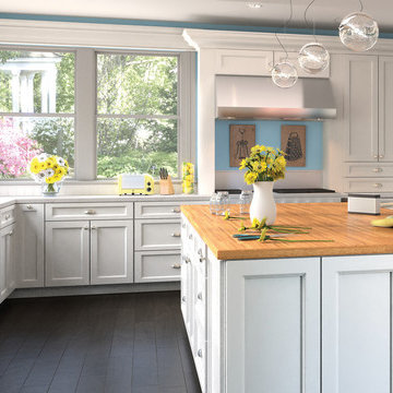 Town Collection Uptown White Forevermark Cabinetry