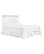 Dream On Me Chloe 5 in 1 Convertible Crib With Changer, White