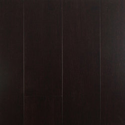 EcoFusion - EcoFusion Solid Drop and Lock Strand Bamboo, Dark Chocolate - Bamboo Flooring