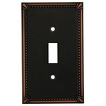 Cosmas - Cosmas Decorative Wall Plates/Outlet Cover, Oil Rubbed Bronze, 44000 Series - Heavy duty cast metal contruction