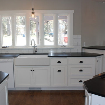 Kitchen Counter tops in Nero Orion Honed