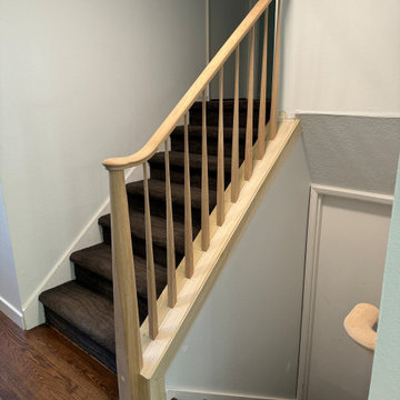 Tapered post and balusters