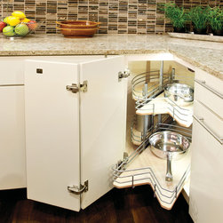 Kidney Sliding Shelves - Kitchen Drawer Organizers
