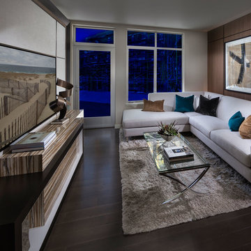 Living Room at The District at Lower Pacific Heights in San Francisco