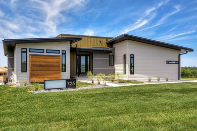 Inspiration for a contemporary exterior home remodel in Other