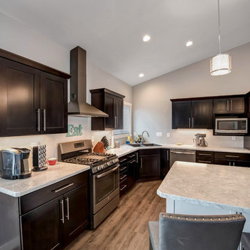 Two-Toned Shaker Kitchen