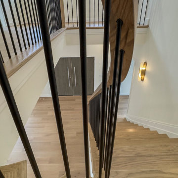 Project #144 | Slightly Curved Transitional Staircase
