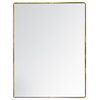 Salvo Rectangle Metal Frame Mirror, 18"x24"