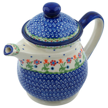 Polmedia Polish Pottery 46 oz. Stoneware Teapot