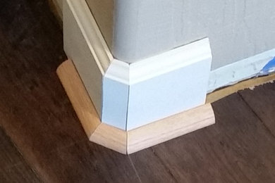 Example of an arts and crafts hallway design in Albuquerque