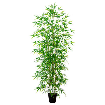 8ft. Artificial Green Bamboo Tree