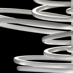 Contemporary Flos 2620 Lamp - White - Chandeliers