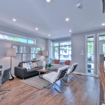 Front Foyer & Living Room