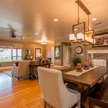 Ranch House to Transitional Style Remodel