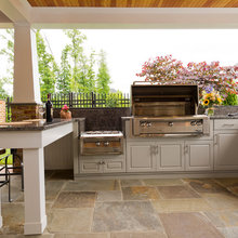 Clifton home outdoor kitchen
