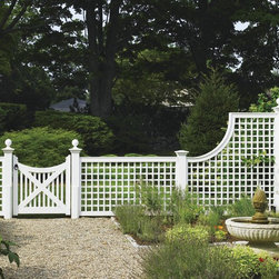Lattice Garden Enclosure With Gate - Home Fencing And Gates