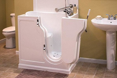 Examples of AGING IN PLACE & BARRIER FREE LIVING Bathroom Designs