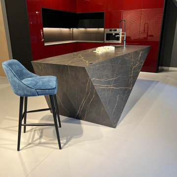 Kitchen in Red