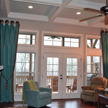 Interior design and window treatments by Vanessa Downs