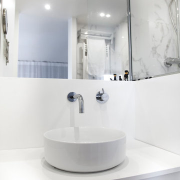 Rehabilitation d'un appartement sous les toits dans le 20e arrondissement - 50m2