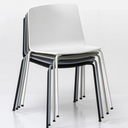 Rama Four Legs Outdoor Stackable Chair (Set of 4) by Kristalia - Dining Chairs