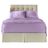 Five Queens Court Royal Fit 500 TC Cotton-Blend Sheet Set, Lilac, 108x104, West