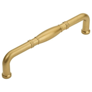 Cosmas 4313-128GC Gold Champagne Cabinet Pull - 5" Hole Spacing