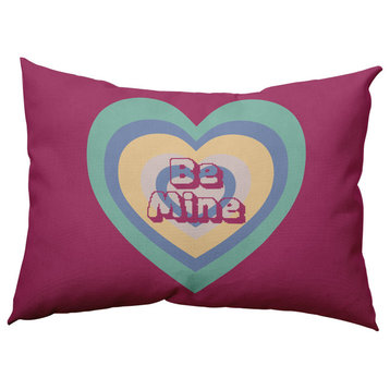 Be Mine Decorative Throw Pillow, Pink, 14"x20"