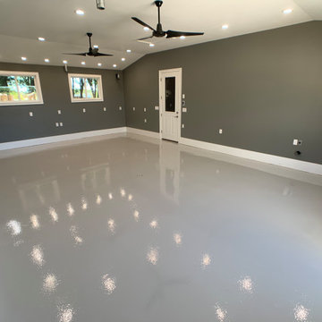 Leander Custom Wood Shop Floor