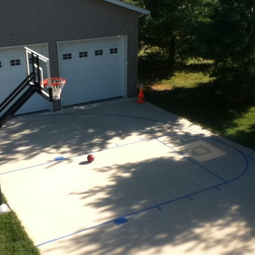Rodney P's Pro Dunk Gold Basketball System on a 40x26 in Cedar Rapids, IA