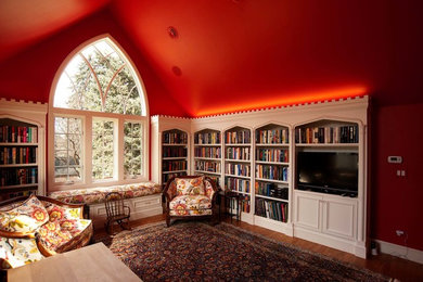 Home office - modern home office idea in Denver