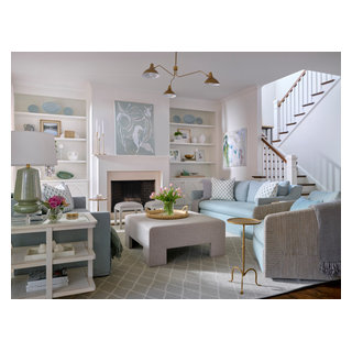 Tennyson Dr. - Transitional - Living Room - Atlanta - by Heather Wren ...