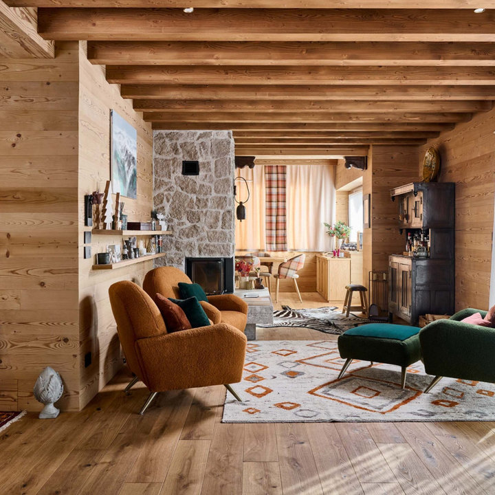 75 photos et idées déco de salons en bois - Juillet 2026
